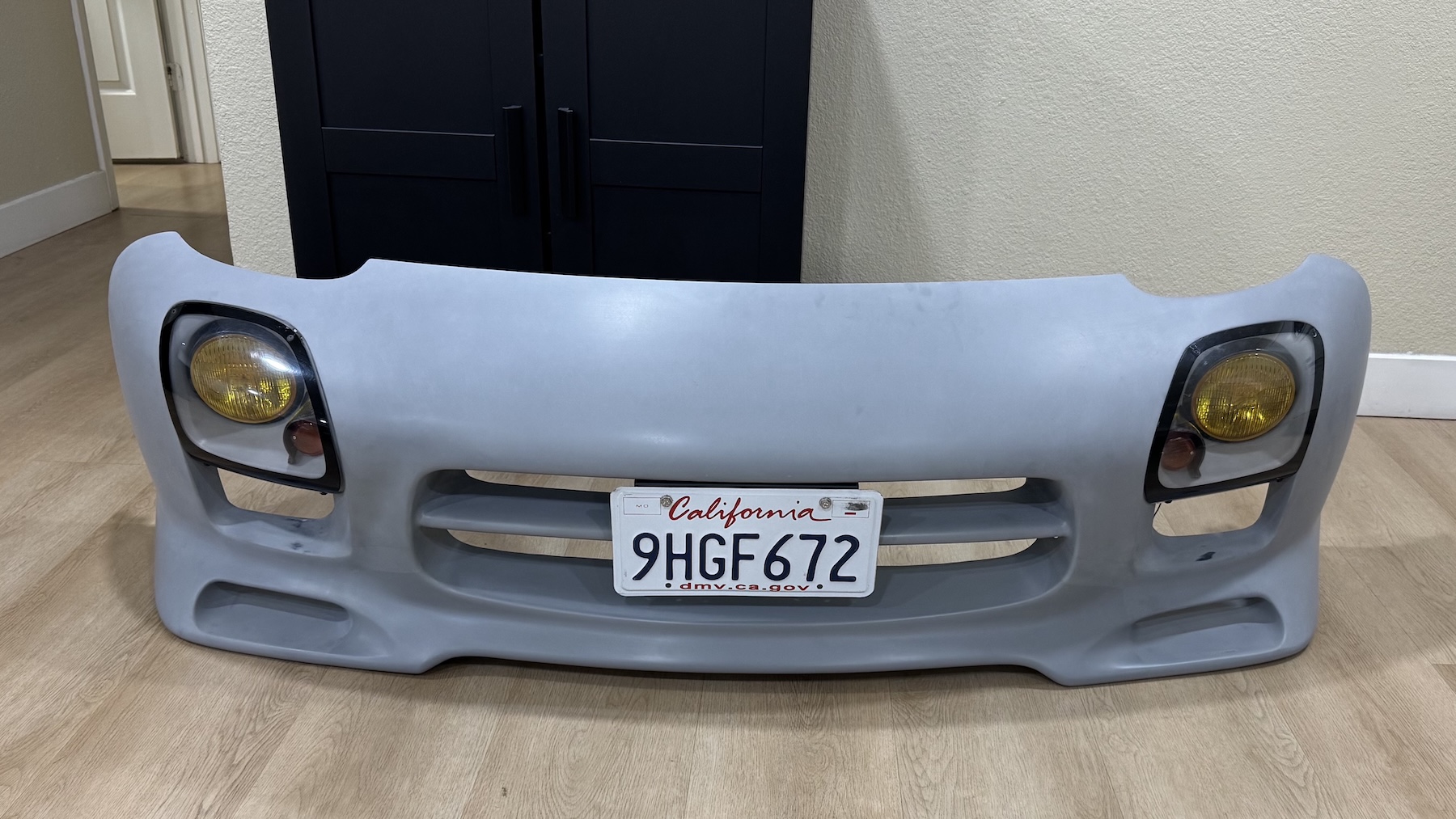 A-Spec license plate bracket with US license plate