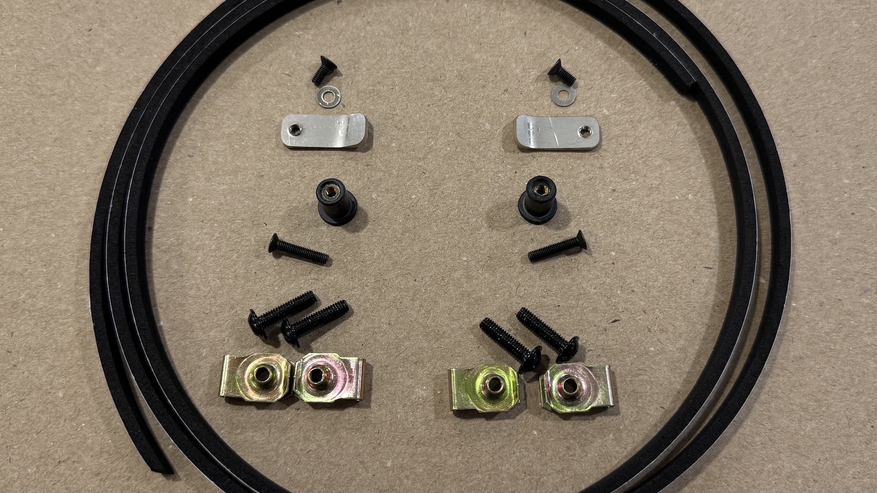 Lens hardware restoration kit