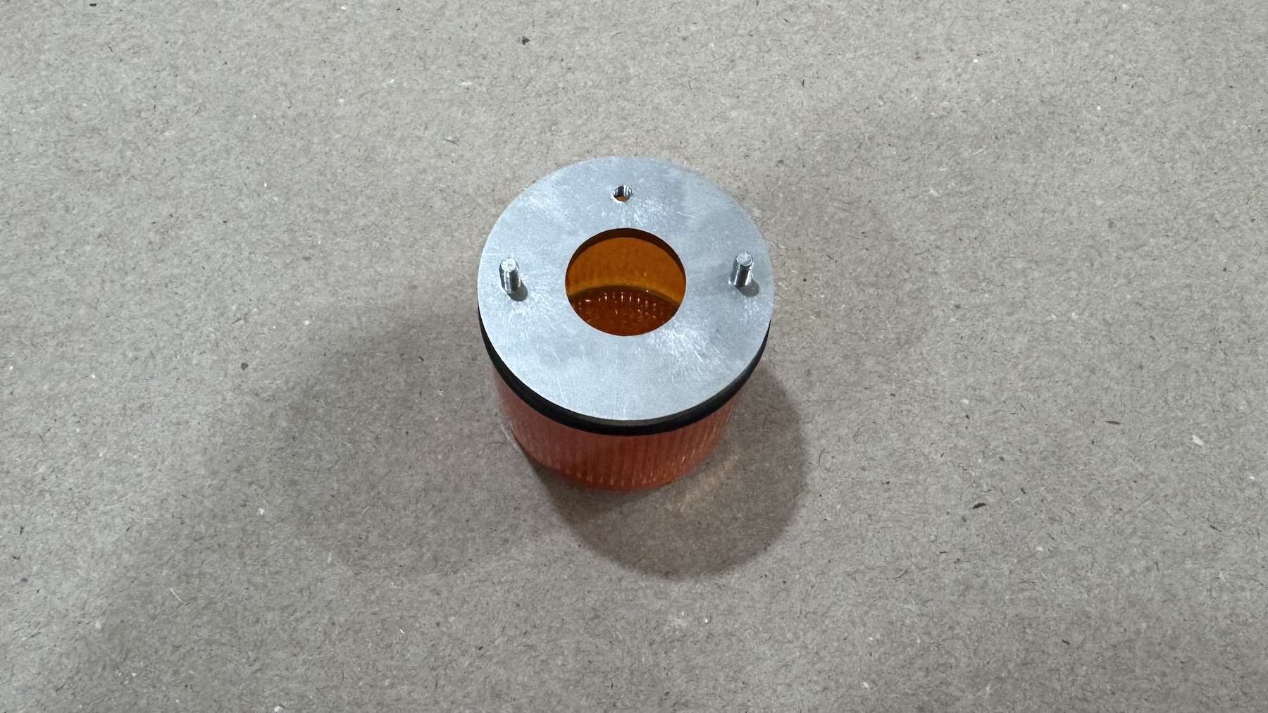 Assembled turn signal bracket