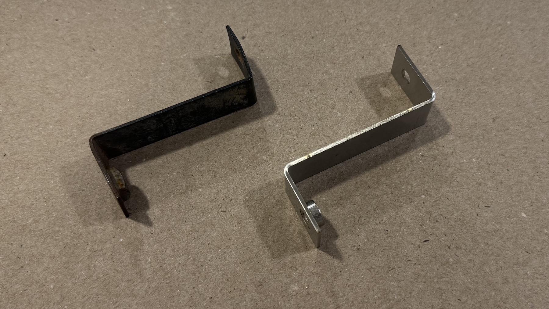Undertray bracket comparison